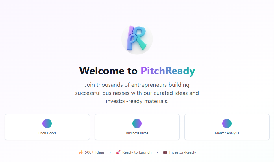 PitchReady Project